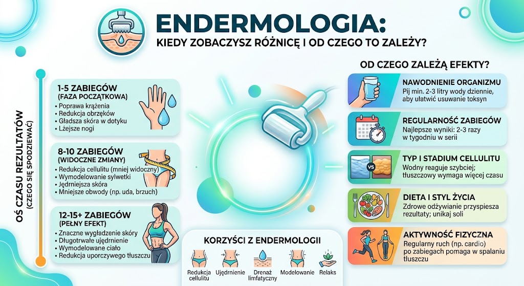 Endermologia po ilu zabiegach działa i kiedy widać efekty