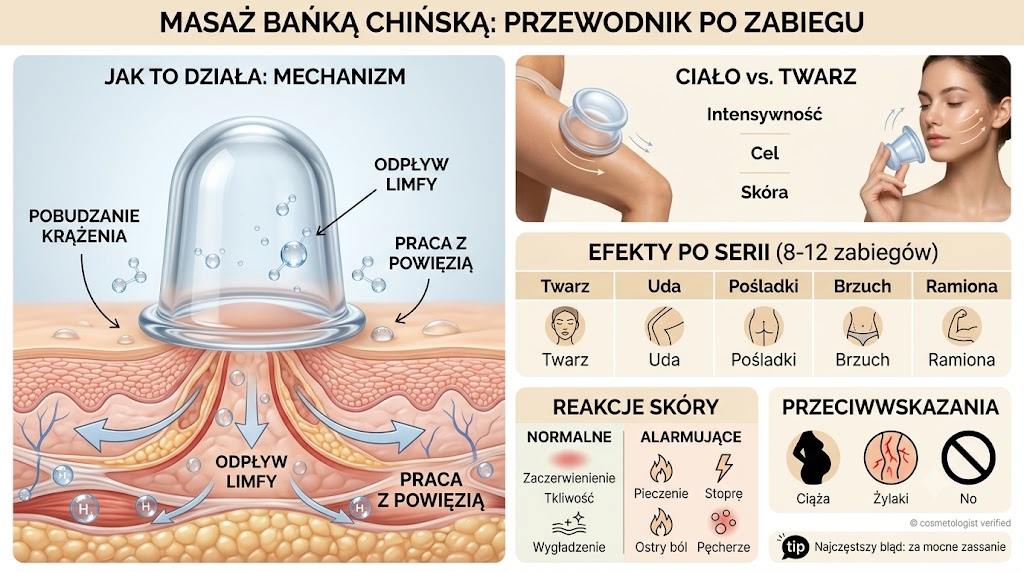 Masaż bańką chińską: efekty na twarz, ciało i cellulit
