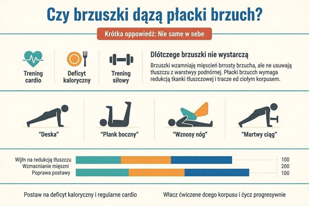Czy brzuszki spalają tłuszcz z brzucha? Fakty zamiast obietnic