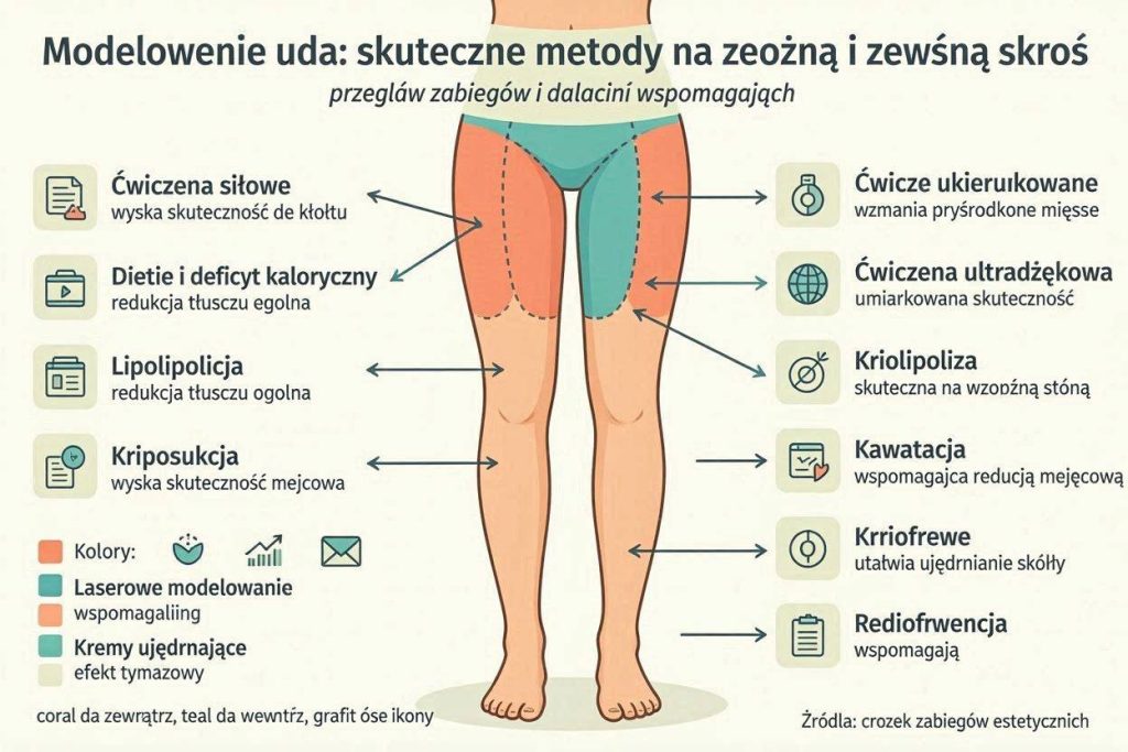 Wyszczuplanie ud: które zabiegi działają na uda i wewnętrzną stronę?