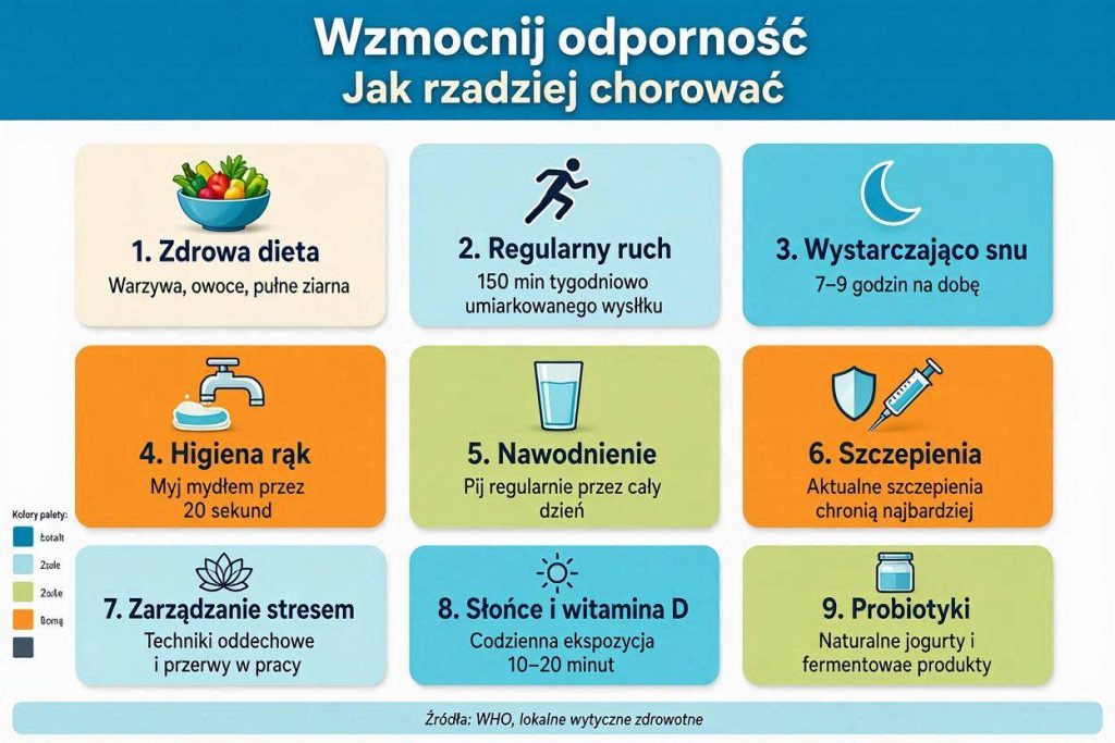 Jak wzmocnić odporność i rzadziej chorować?
