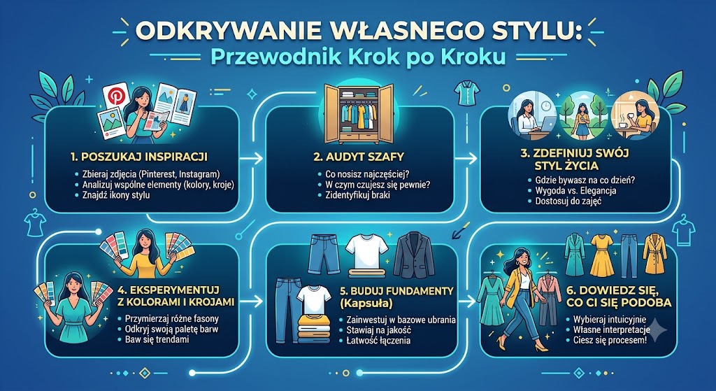 Jak odkryć własny styl ubierania krok po kroku?