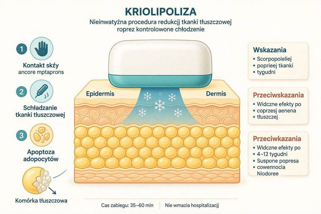 Na czym polega kriolipoliza i jak działa na tłuszcz?