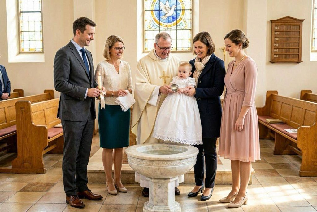 Jak ubrać się na chrzest jako gość i chrzestna?