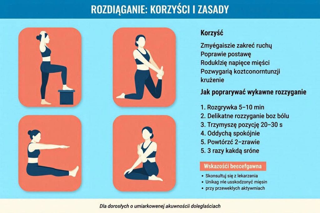 Co daje rozciąganie i jak robić je prawidłowo?