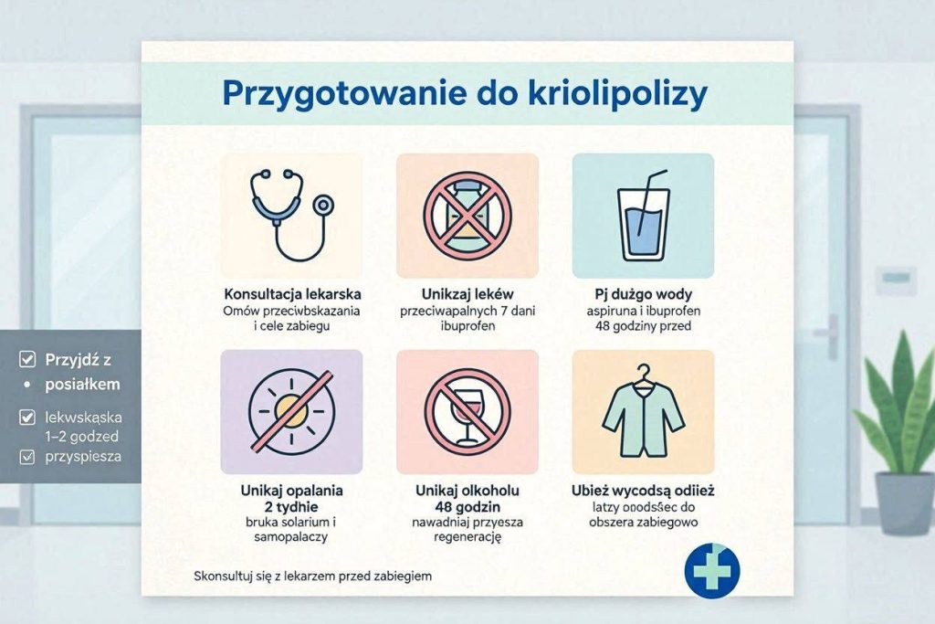 Jak przygotować się do kriolipolizy? Praktyczna instrukcja
