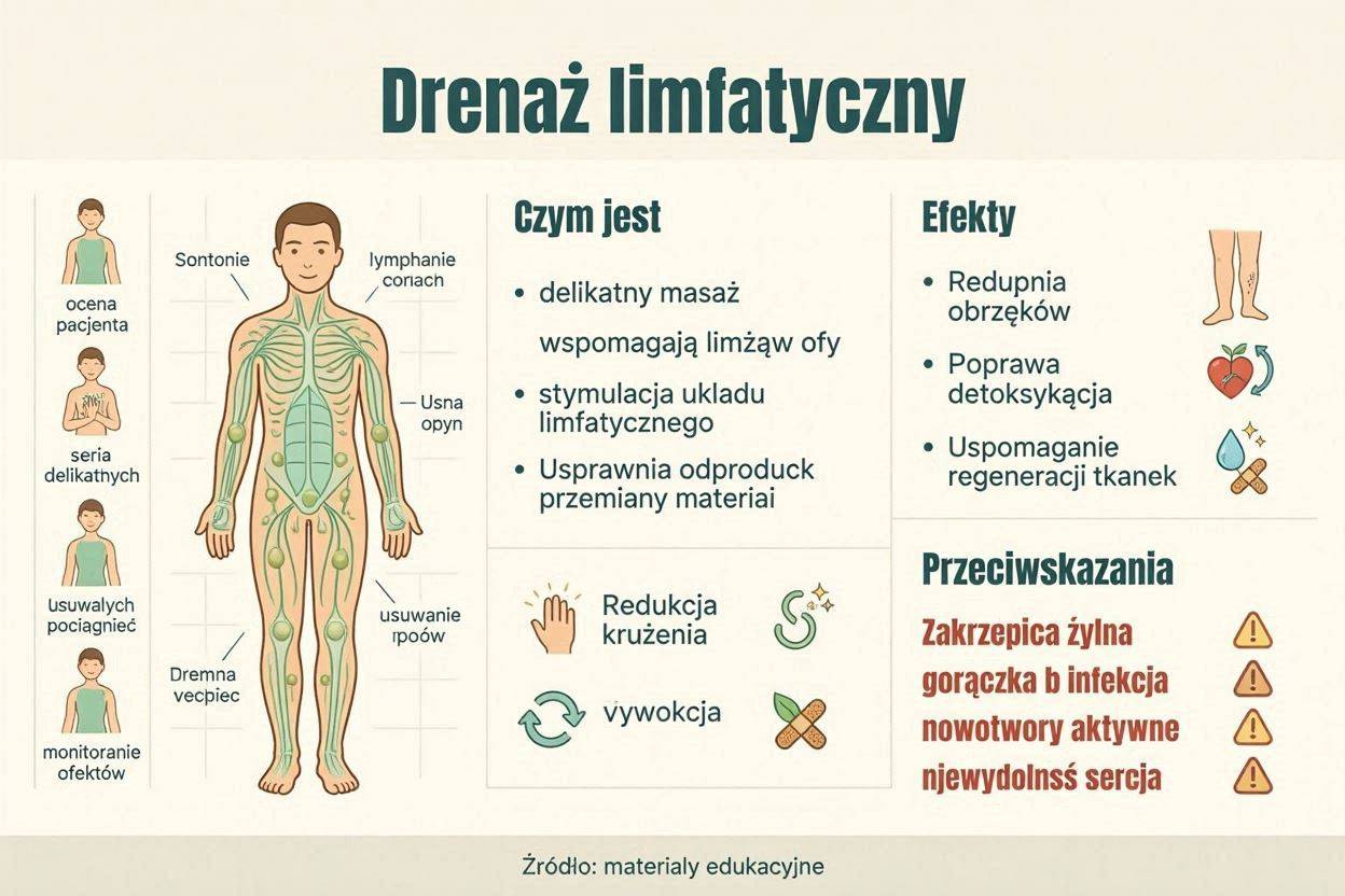 Drenaż limfatyczny – na czym polega, efekty i przeciwwskazania