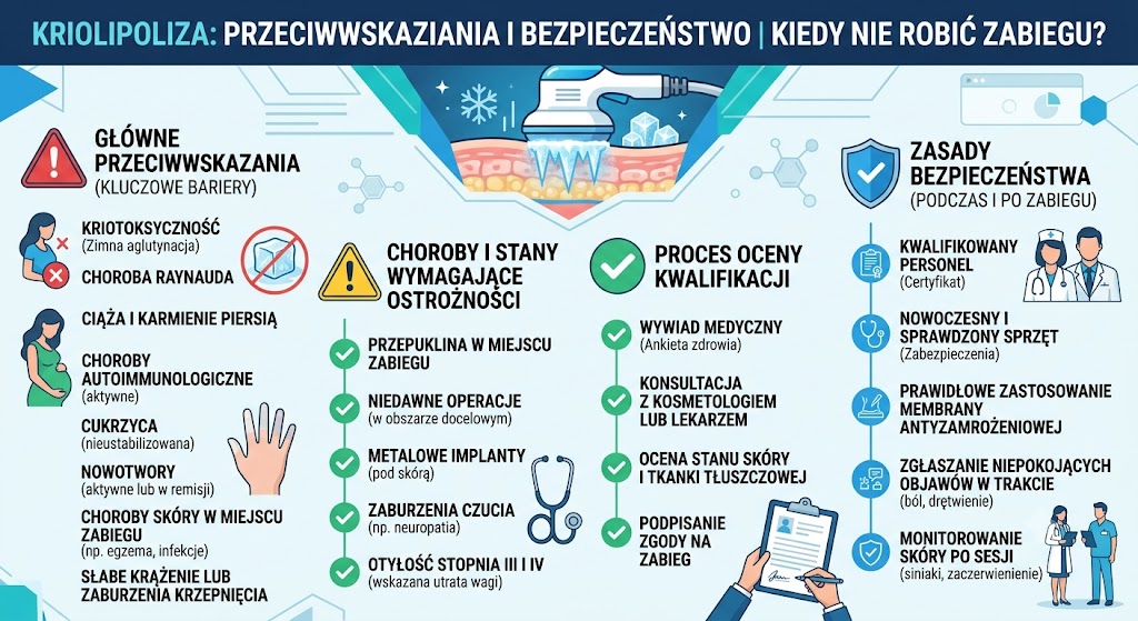 Kriolipoliza przeciwwskazania i bezpieczeństwo: kiedy nie robić zabiegu?