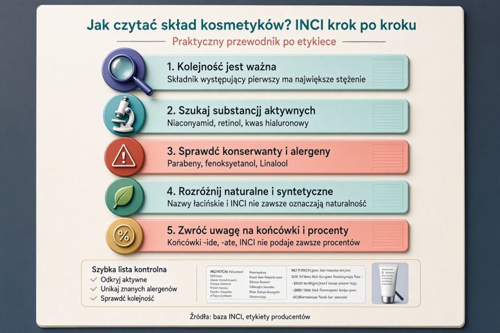 Jak czytać skład kosmetyków? INCI krok po kroku
