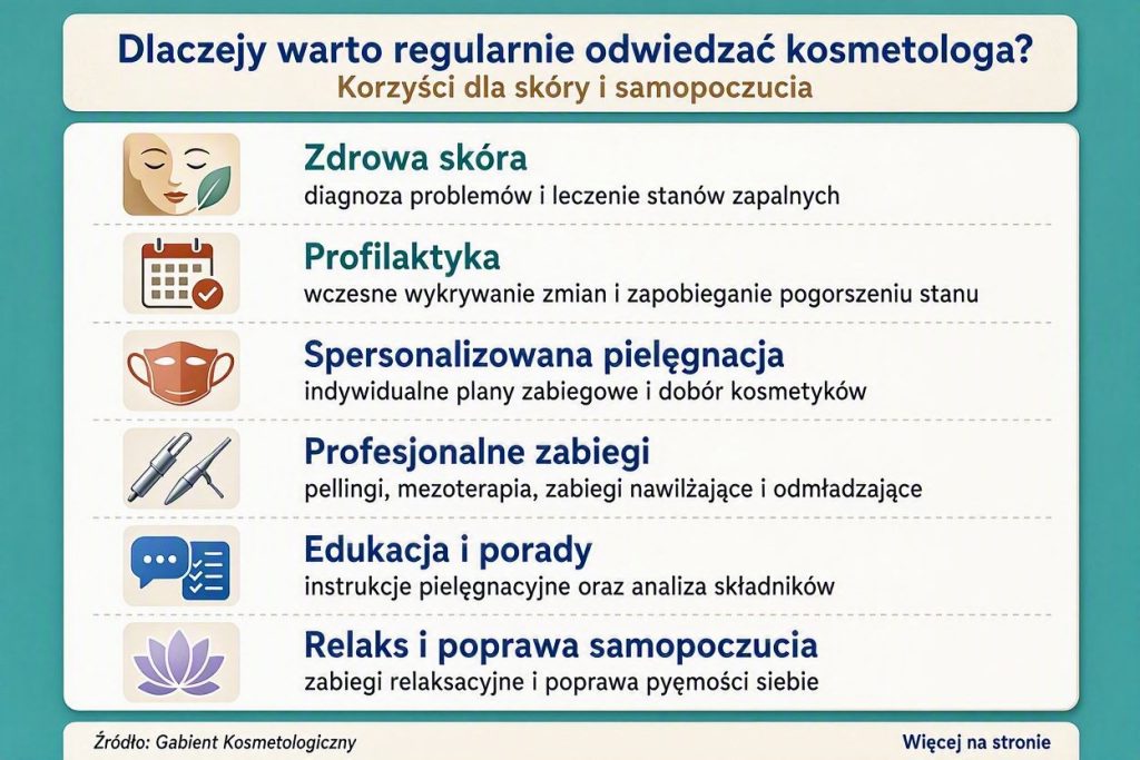 Dlaczego warto regularnie odwiedzaćkosmetologa? Fakty i mity o pielęgnacji