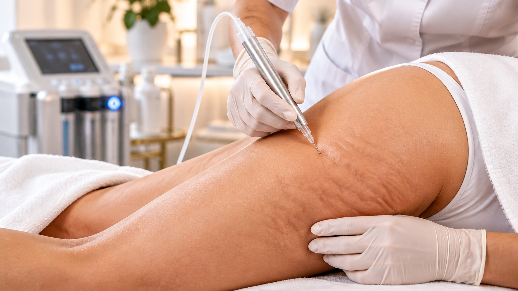 Karboksyterapia a cellulit: Jak działa zabieg dwutlenkiem węgla i jakie daje efekty na rozstępy oraz ujędrnienie skóry?